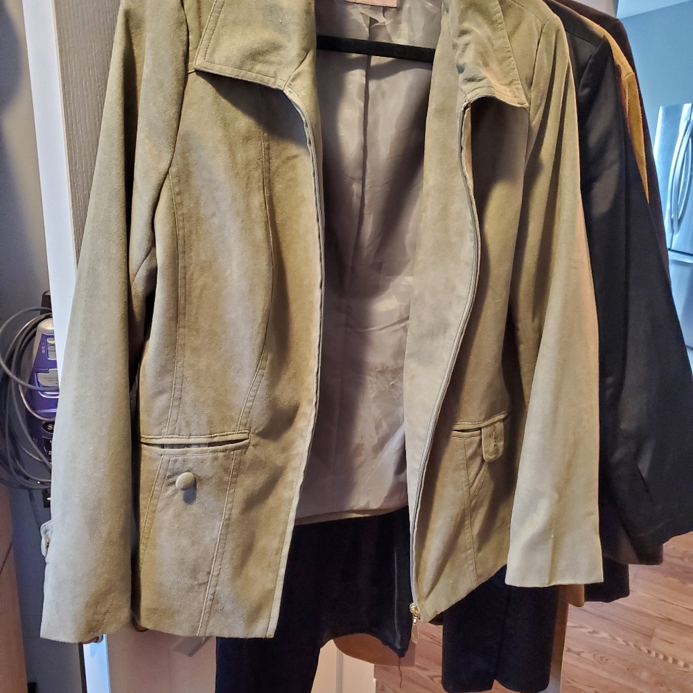 Tan Jay Light sage color jacket